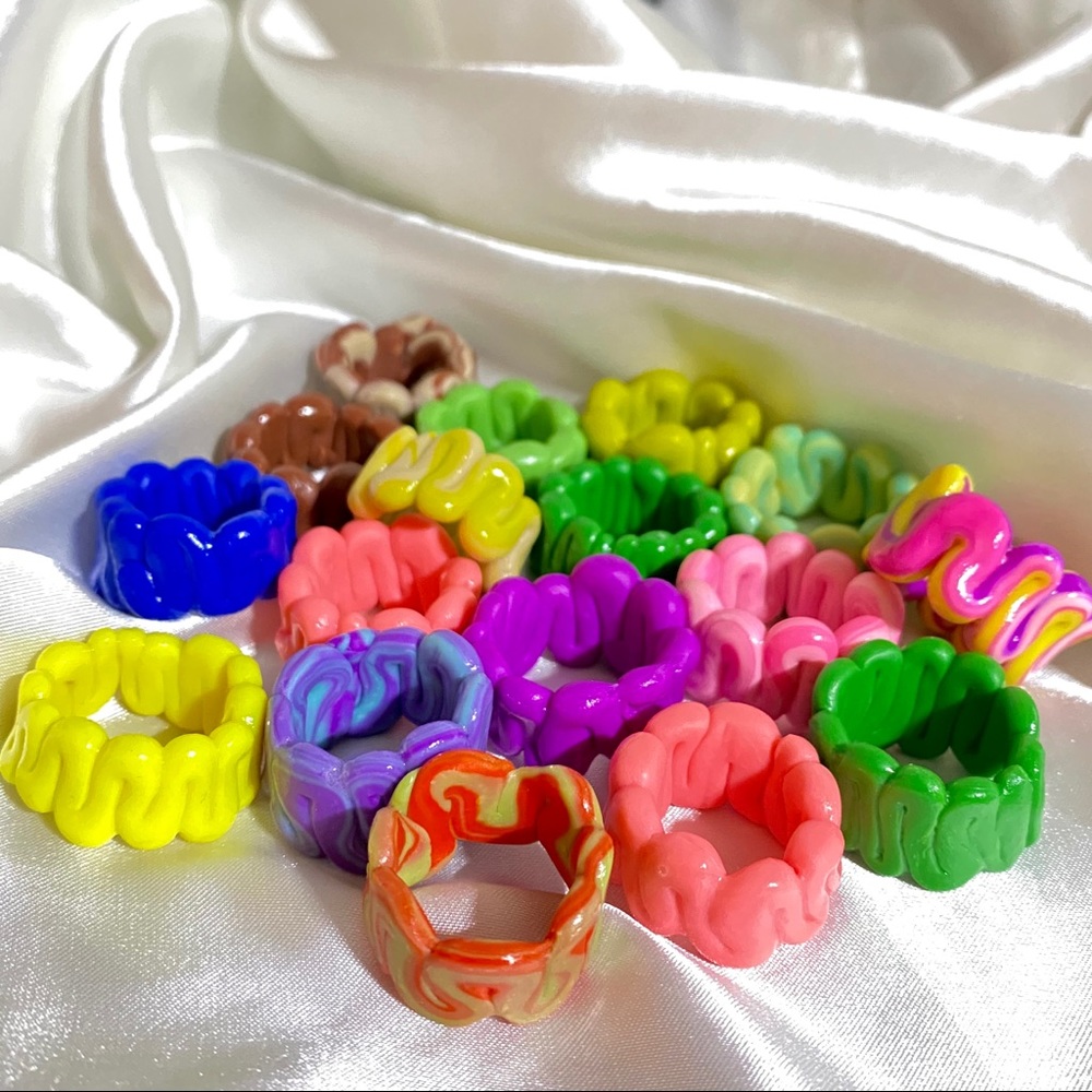 blobb/ la manso inspired rings🤩